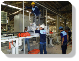 Installing Equipment of Glazing Lines